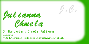 julianna chmela business card